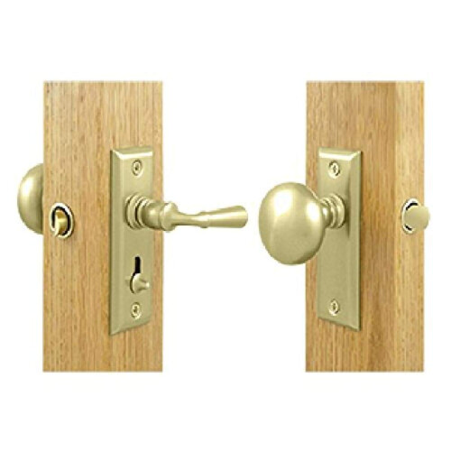 Deltana SDLS480U3UNL Solid Brass Storm Door Latch with Rectangular Rose