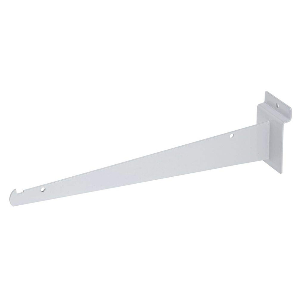 Slatwall Shelf Bracket 12White 611138551557
