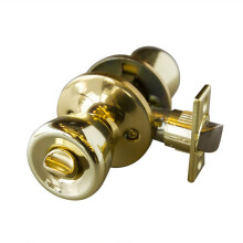 Design House 728311 Terrace 6Way Universal Privacy Bed and Bath Door Knob Polished Brass