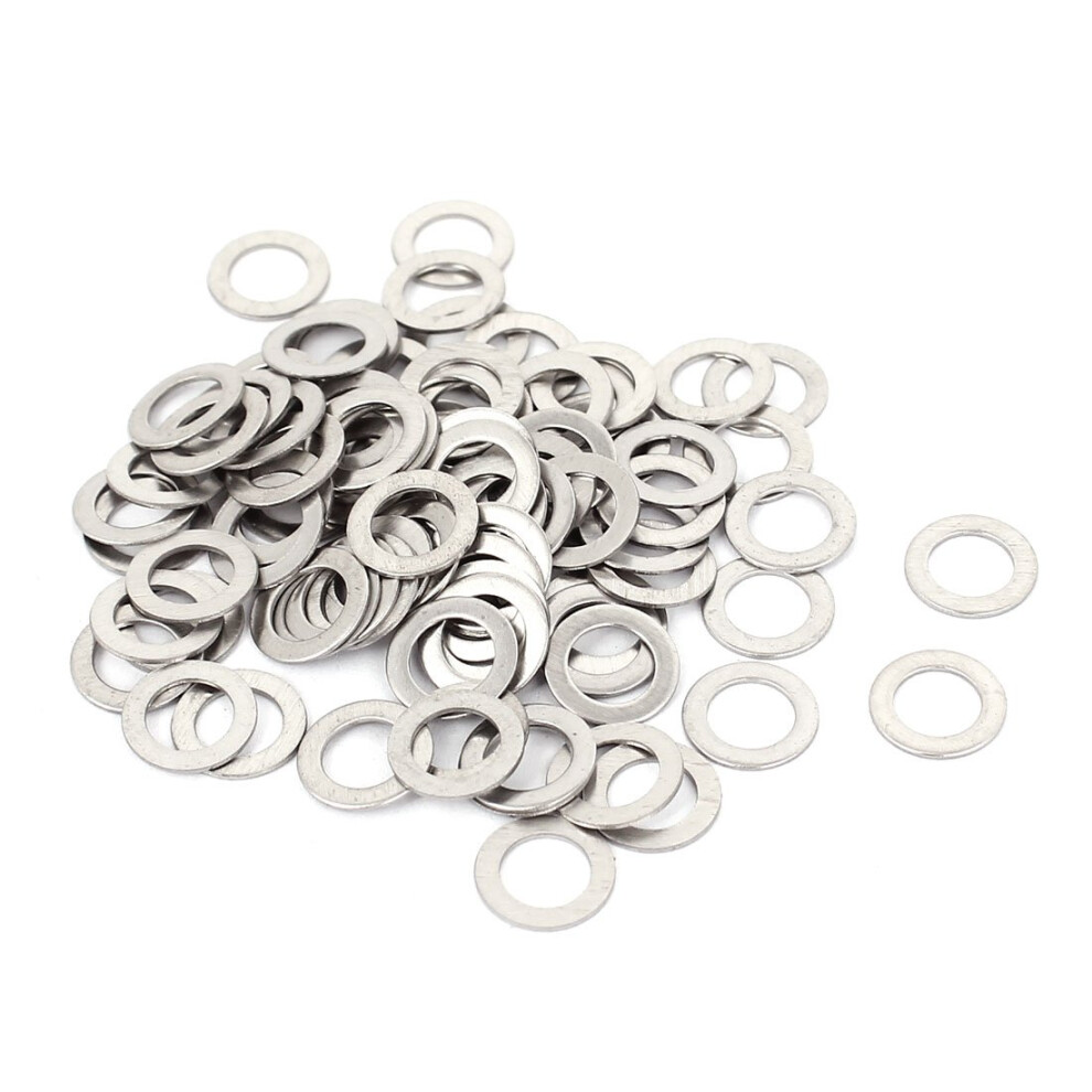 uxcell M6x10mmx0.5mm Stainless Steel Round Flat Washer for Bolt Screw 100Pcs-image-OPC-PJYDR5V-NEW