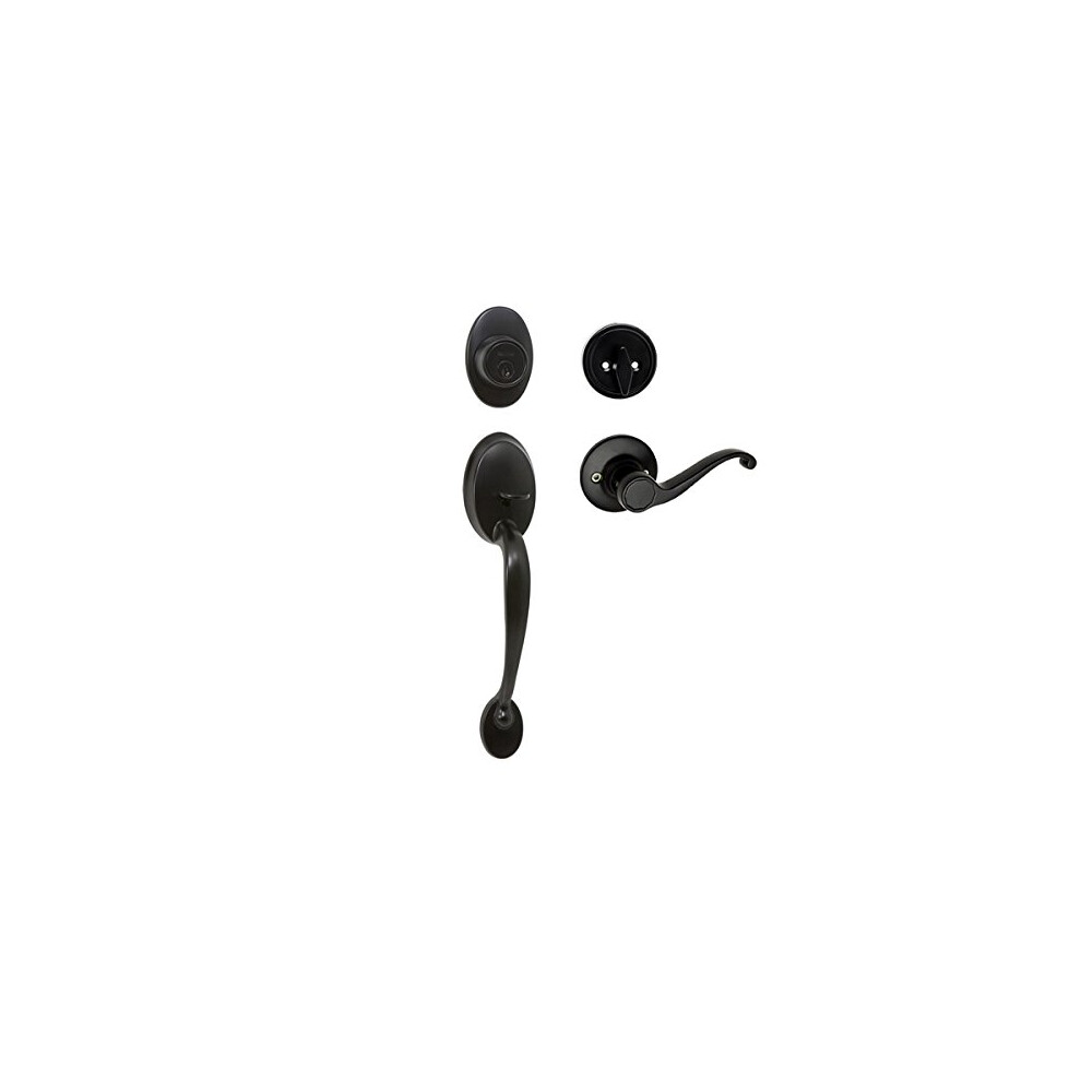 Designers Impressions Czarny Uchwyt Frankfort Z Wnetrzem Richmond (Zamawiamy Podobne Zamki Na Klucz Za Darmo)-image