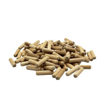 Rhino Wood Industries - 1/4"""" x 1"""" - 36 pakke tr?pinde - ovnt?rret, riflet og skr? (1/4"""" x 1"""" 36pk)