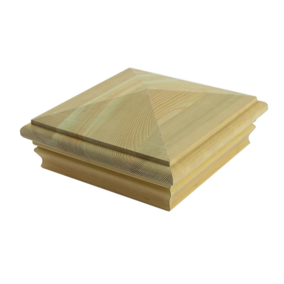 Deckorators 6 In. X 6 In. Newport High Pyramid Pressure Treated Post Cap 090489103040
