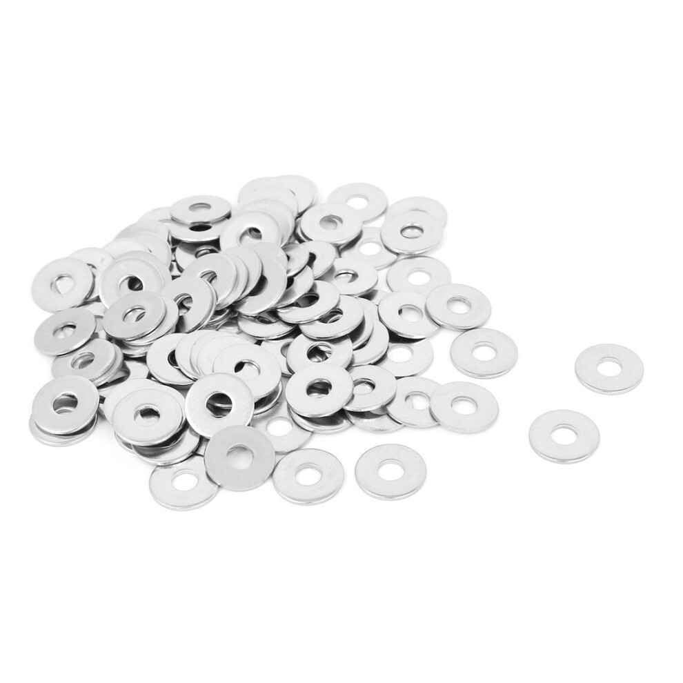 uxcell M5x15mmx1.2mm Stainless Steel Round Flat Washer for Bolt Screw 100Pcs-image-OPC-PJYDRFD-NEW