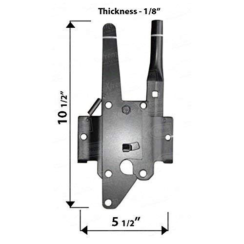 Nuvo Iron Deluxe Traditional Post Latch with Ultimate Handle 2