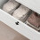 Gobrico 5 Pack 1-3/8"""" Black Bi-Fold Door Knobs Kitchen Cupboard Cabinet Door Pulls Handles Round Drawer Knobs 4