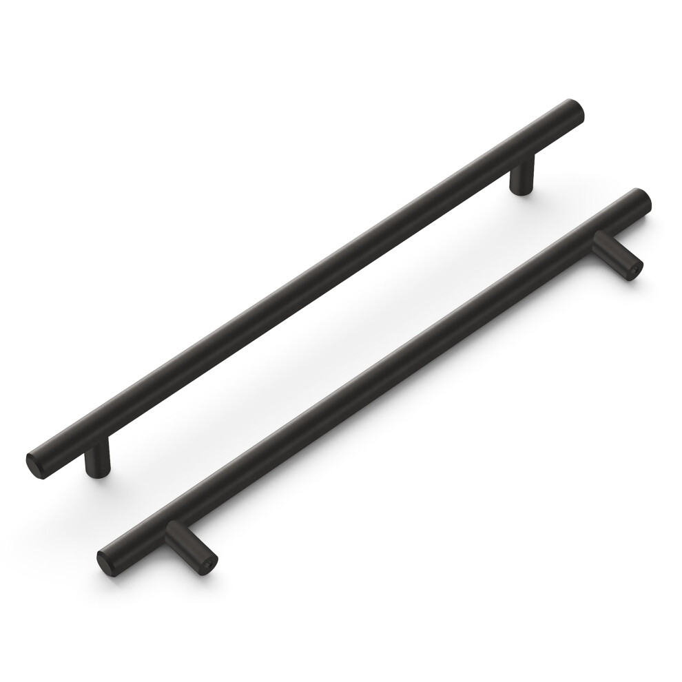 Photos - Other for Repair Hickory Hardware Bar Pulls Collection Pull 81316 Inch 224mm Center to Center Brushed Black Nickel Finish HH075598-BBLN