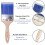 Bates- mlarpenslar- 2-pack premium mlarpenselbehandlade trhandtagsfrgborste 3