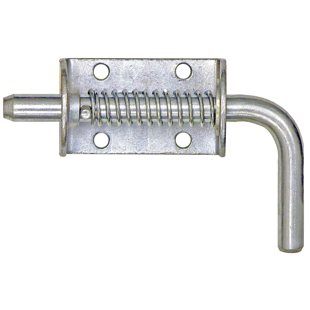 Buyers Products B2595sh Spring Latch Assembly W/ 2-3/8"""" Handle 1/2"""" Spring Loaded Latch Pin Without Keeper Zinc Plated Latch For Gate Latch Util 724920076265