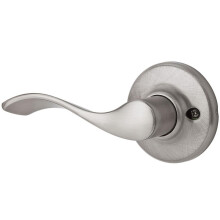Kwikset Balboa Dummy d?rh?ndtag Enkeltsidet h?ndtag til skabe Franske dobbeltd?re og pantry satin nikkel Ikke-drejbare venstreh?ndede indvendige