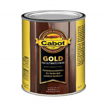 1594829 DECK VRNSH MNLTMAHGNY QT Cabot Gold Satin Moonlit Mahogni Deck lak 1 qt (pakke med 4)