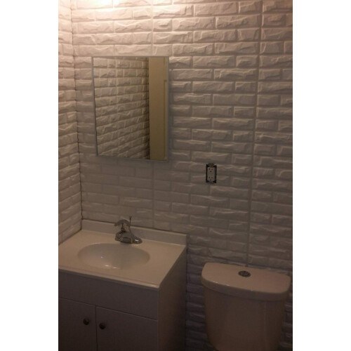 Art3d 19,7"""" x 19,7"""" (pakke med 12) V?gpanel murstensr?d 1