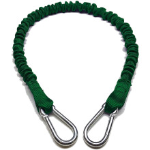 BOAT LINES & DOCK TIES - Boat Dock Tie Bungee Cords 24 hkovch koncu Bungee Cords s UV ochranou - Sada 2 ks - Vyrobeno v USA (zelen)