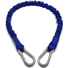 Lodn nury a dokovac vazy Nmorn cluny Dock Line Snubber Bungee kabel Dvojit hkov konce Vyrobeno v USA Balen 2 kusu (modr 24 palcu)