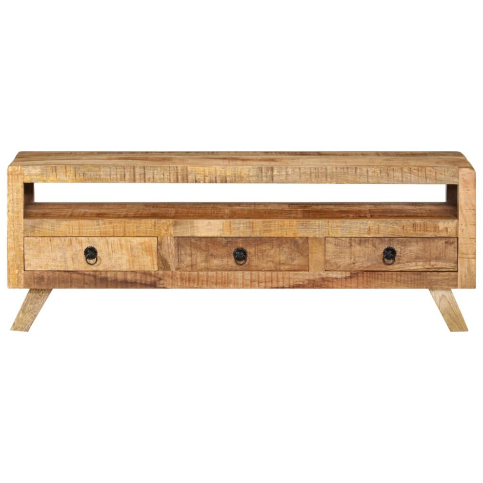 TV Cabinet-TV Stand-Television Unit 110x30x40 cm Solid Mango Wood 839448