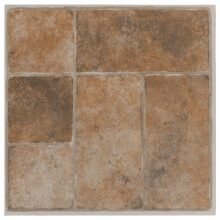 Nexus Selbstklebende 30 cm Vinylfliesen, 20 Fliesen - 30" x 30", Quartose Granitmuster - Einfaches DIY-Boden für Küche, Esszimmer