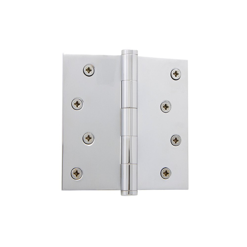 Photos - Other for Repair Grandeur Hardware 819987 4"""" Button Tip Residential Hinge with Square Corners in Bright Chrome 4"""" x 4""""