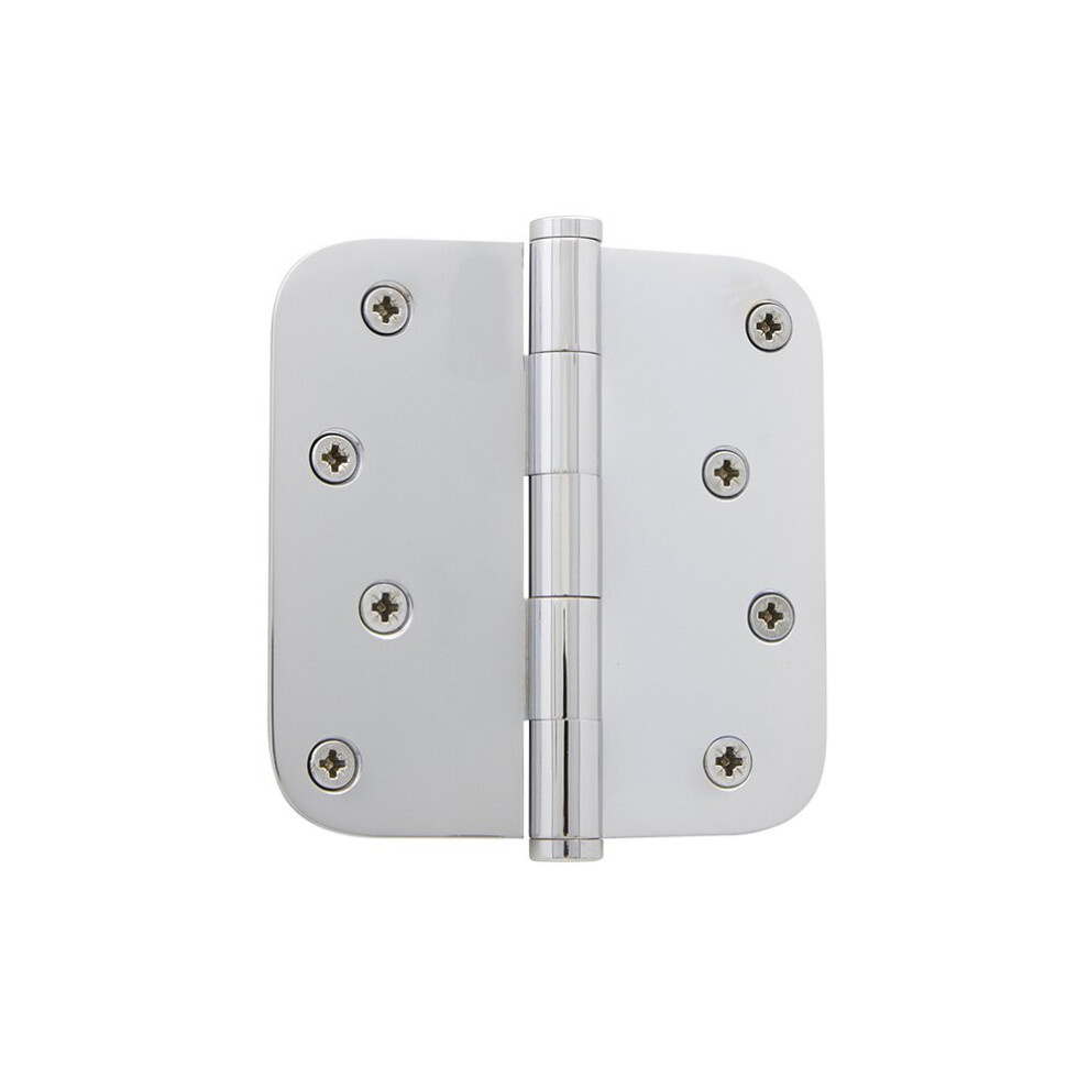 Photos - Other for Repair Grandeur Hardware 819979 4"""" Button Tip Residential Hinge with 5/8"""" Radius Corners in Bright Chrome 4"""" x 4""""