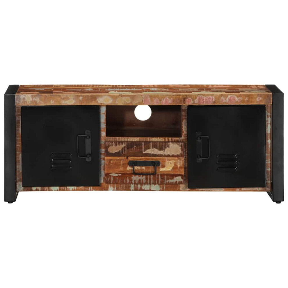 TV Cabinet-TV Stand-Television Unit 100x30x40 cm Solid Wood Reclaimed 795759