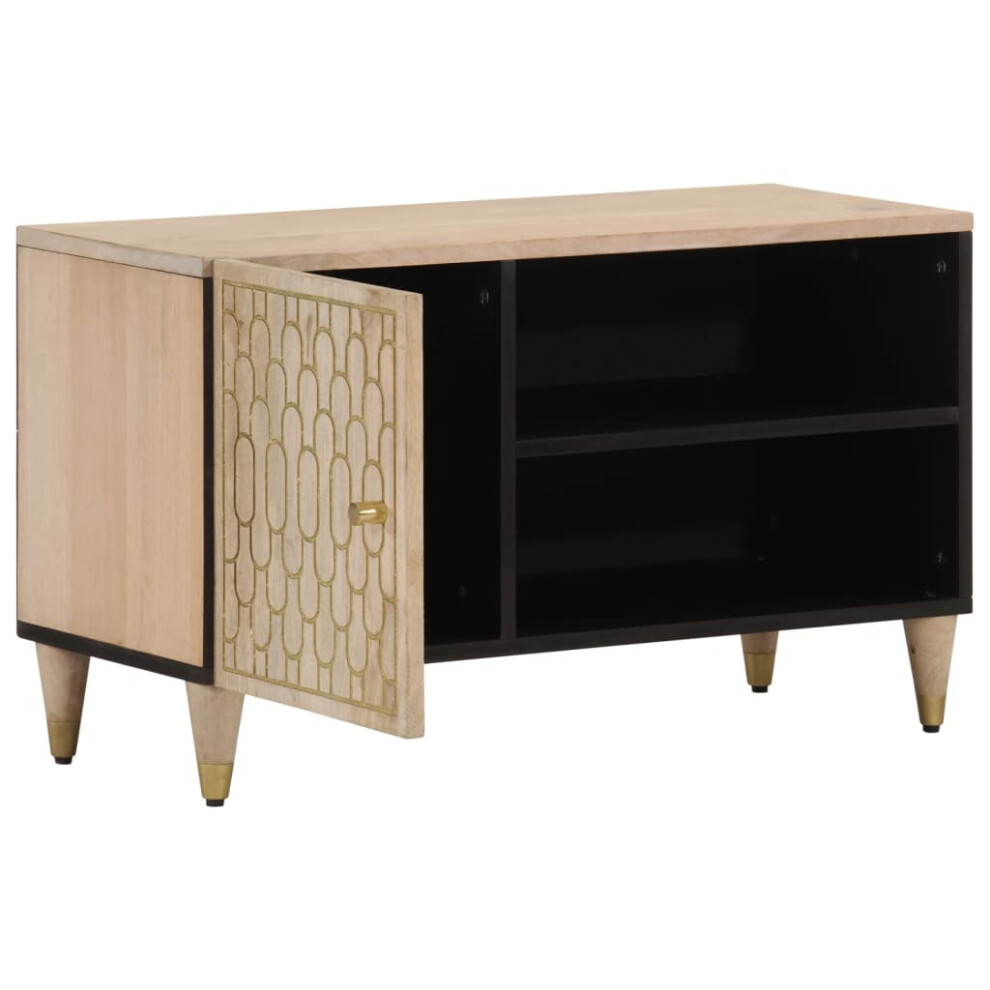 TV Cabinet-TV Stand-Television Unit 80x31x46 cm Solid Wood Mango 466879