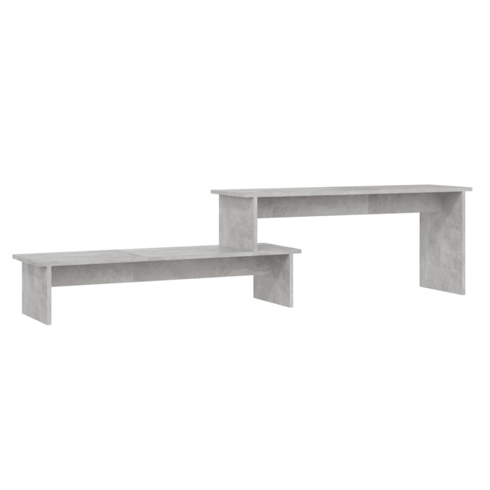 TV Cabinet-TV Stand-Television Unit Concrete Grey 180x30x43 cm Engineered Wood 641807-image-OPC-PJYDVVP-NEW