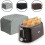 Toaster Staubschutz for Standard 2-4 Slice Models, Easy Clean Solution, Brown S, Compatible with Most Toasters 5