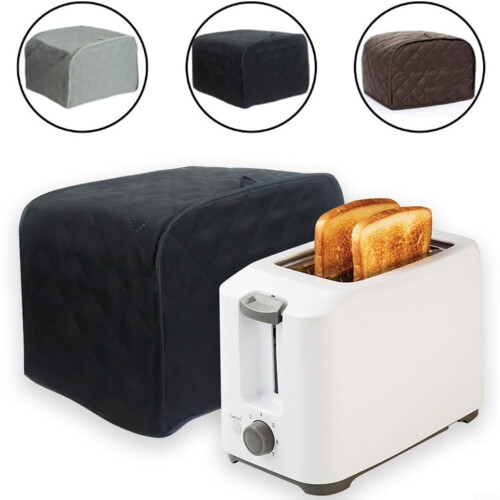 Toaster Staubschutz for Standard 2-4 Slice Models, Easy Clean Solution, Brown S, Compatible with Most Toasters 2