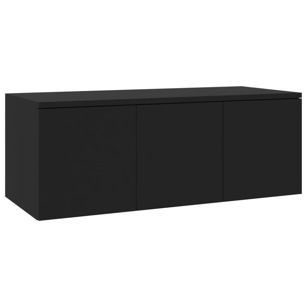 TV Cabinet-TV Stand-Television Unit Black 80x34x30 cm Engineered Wood 668625-image-OPC-PJYDW9Q-NEW