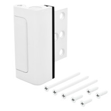HardwareX Supply Door Vahvistus Lukko Yksityisyys Oven Salpa Koveta Rakenne 3"""" Pysäytys valkoinen