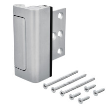 Fechadura de reforo de porta de fornecimento HardwareX Trava de porta de privacidade Construo endurecida 3"""" Stop Nquel acetinado