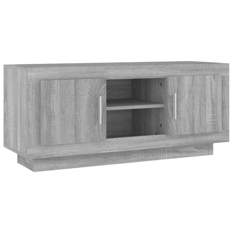 TV Cabinet-TV Stand-Television Unit Grey Sonoma 102x35x45 cm Engineered Wood 435250-image-OPC-PJYDWXW-NEW