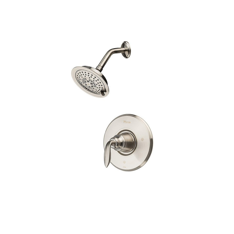 Pfister Avalon Shower Head And Valve Trim Only Kit (Valve Not Included) 1-Handle Brushed Nickel Finish Lg897cbk 038877632468