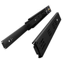 VADANIA 16"""" Soft Close Skuffe Slide #VK1245 3-fold fuld forl?ngelse Selv lydl?s lukning Heavy Duty 100lb belastningskapacitet Kugleleje sidemont
