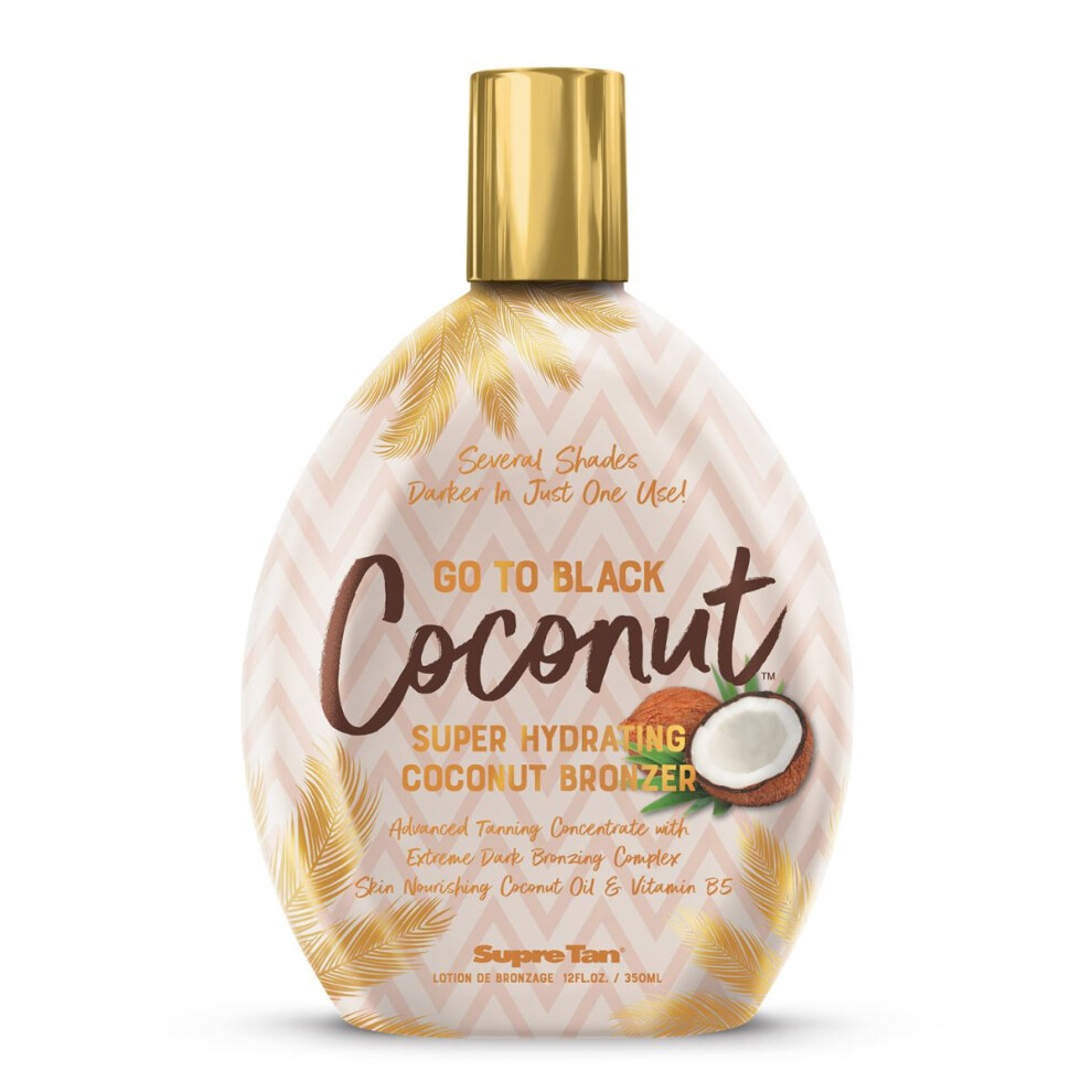 Supre Dark Tan Tanning Lotion Bronzer Coconut Super Hydrating Coconut Bronzing 350Ml