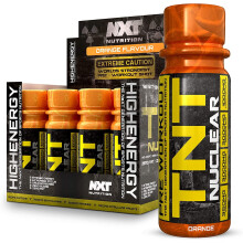 NXT Nutrition TNT Nuclear Shots 12 x 60ml Pre Workout Intensity Drink - Oranje