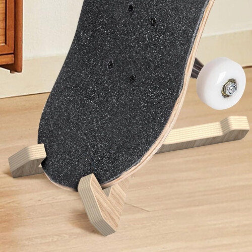 Skateboard Rack Wall Mount for Snowboards and Longboards, Heavy Duty 10.43 Inch Interlocking Storage Solution 1