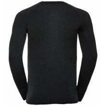 Odlo Men BL TOP rund hals l/s PERFORMANCE WARM EC i sort - L