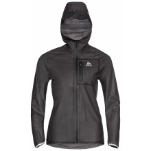 Giacca Odlo da donna ZEROWEIGHT DUAL DRY WATERPROOF in nero - S