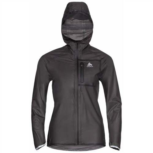 Odlo Damejakke ZEROWEIGHT DUAL DRY WATERPROOF i Sort - S