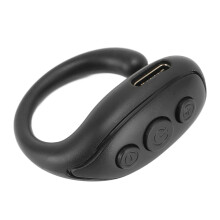 Bluetooth-Kamera-Fernbedienung für mobile Geräte – ABS-Ring, lange Batterielaufzeit, Schwarz