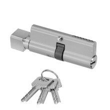 Indoor Key Cylinder AluminumIron Alloy Door Lock