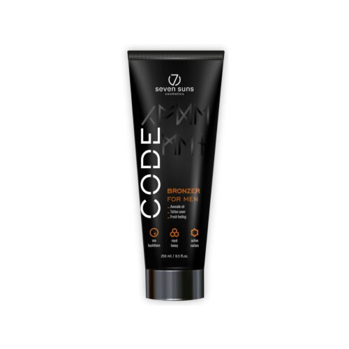 Seven Suns Code Bronzer For Men Tanning Lotion & Tattoo Saver Formula