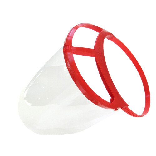 Bio-Mask Face Shield 10 suojalla (punainen) 1