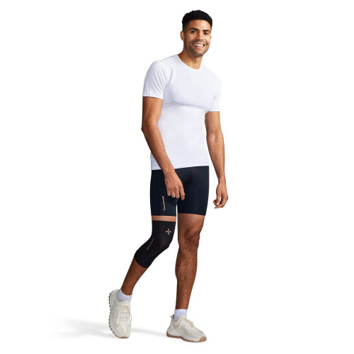 Tommie Copper Tommie Copper Unisex Core Compression Kn? Sleeve - Sort - 3X-Large