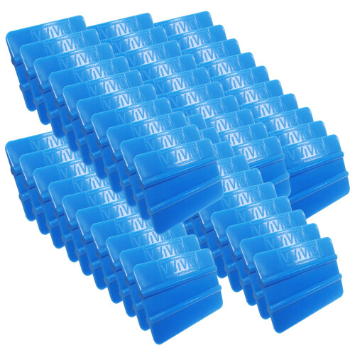 VViViD Blå Handhållen Vinyl Wrap Applicator Squeegee (50 Pack)