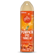 Ambientador Glade en spray para habitacin, calabaza, especias, cosas hasta, 8 onzas