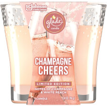 Glade Candle Jar Ambientador Champagne Cheers 3.4 oz