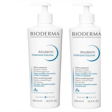 Bioderma Atoderm Intensive Balm Duo Pack Ultra-nrande kroppskrm fr mycket torr hud 2x16,9 Fl Oz