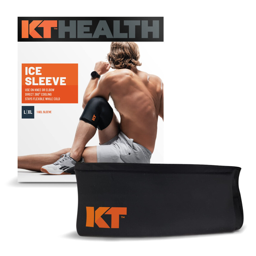 Kt Tape Kt Recovery+ Ice Sleeve Cold Therapy And Flexible Compression Sleeve For Sore Muscles And Joints Large/Extra Large