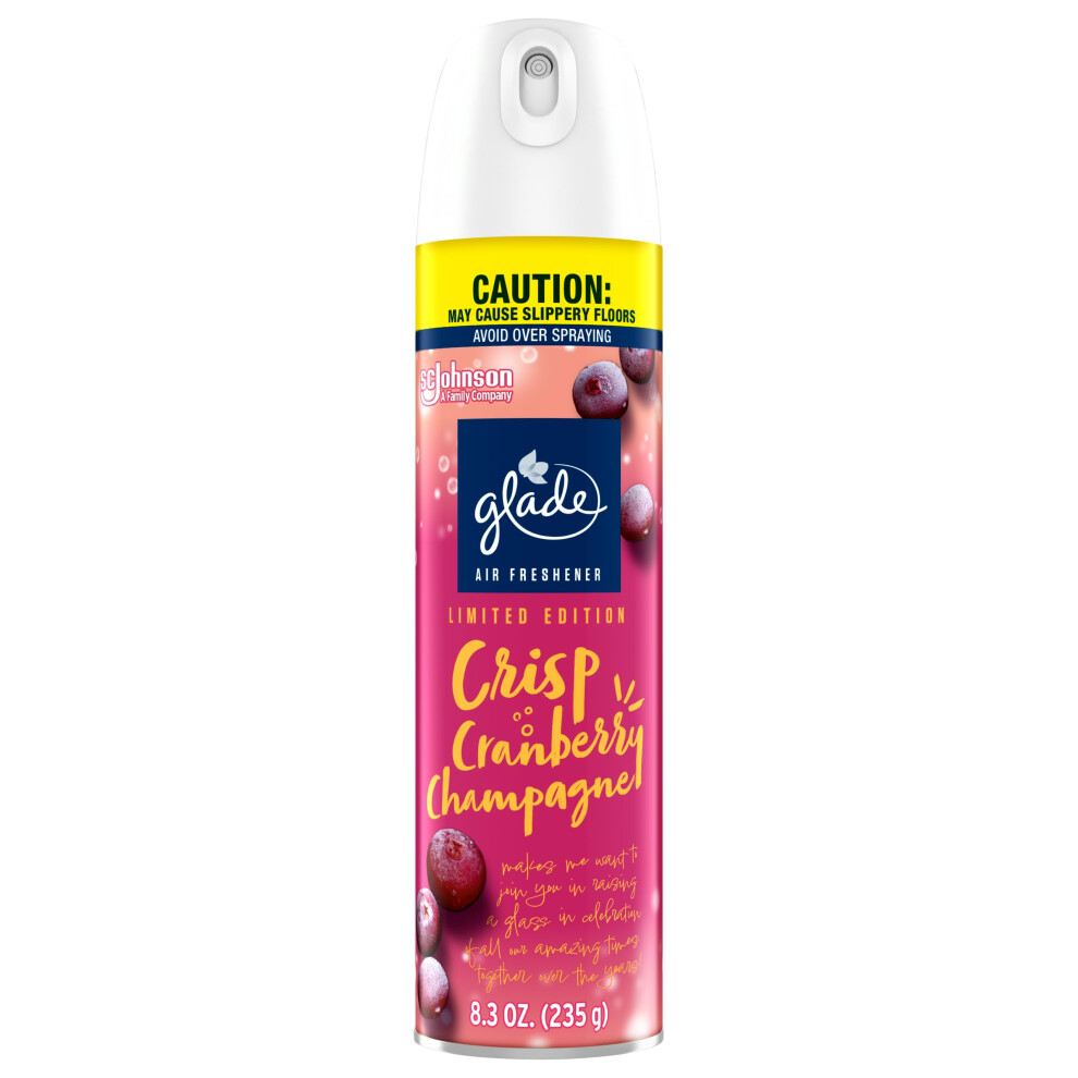 Glade Air Freshener Room Spray Crisp Cranberry Champagne 8.3 oz-image-OPC-PJYF5YR-NEW